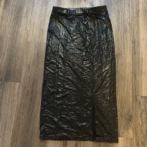 SHEIN Leather Skirt
